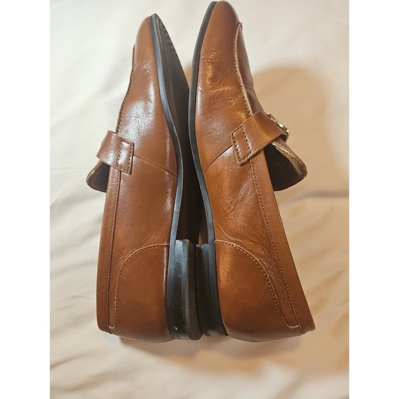 Disney X Aldo Mens Leather Loafer Cognac Brown Mickey D100loafer Men's size 10 - Picture 12 of 12